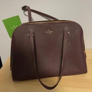 Medium Kate Spade Satchel Bag Violet Purple